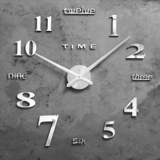 Дизайнерские часы-наклейка DIY Clock AL015-s "Клермонт"